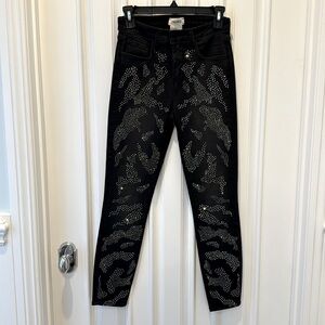 L'AGENCE MARGO JEANS WITH CRYSTALS
